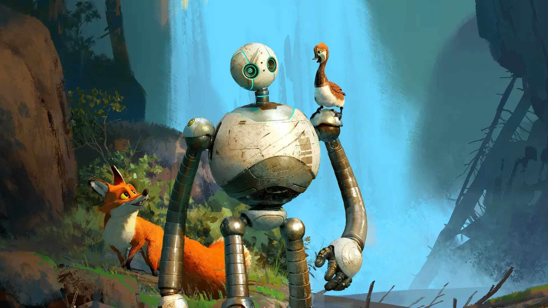 The Wild Robot backdrop 2